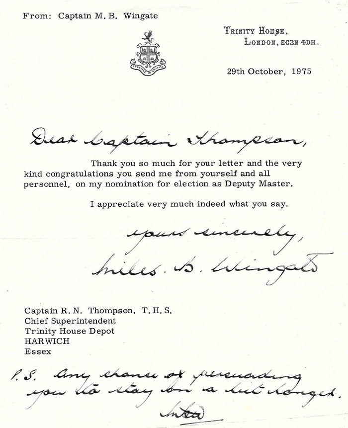 Captain RN Thompson